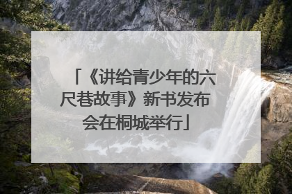 《讲给青少年的六尺巷故事》新书发布会在桐城举行