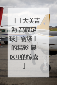 「大美青海 高原足球」赛场上的精彩 展区里的惊喜