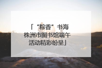 “粽香”书海 株洲市图书馆端午活动精彩纷呈