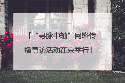 “寻脉中轴”网络传播寻访活动在京举行