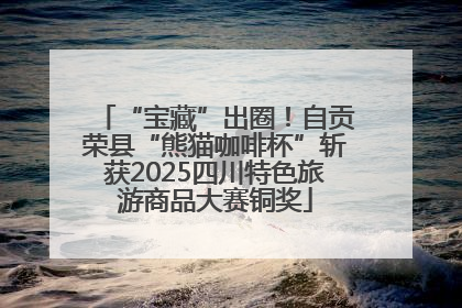 “宝藏”出圈！自贡荣县“熊猫咖啡杯”斩获2025四川特色旅游商品大赛铜奖
