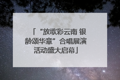 “放歌彩云南 银龄颂华章”合唱展演活动盛大启幕