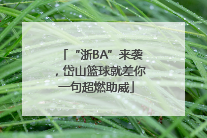 “浙BA”来袭，岱山篮球就差你一句超燃助威