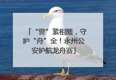 “警”紧相随，守护“舟”全！永州公安护航龙舟赛