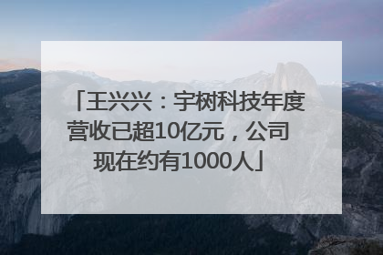王兴兴：宇树科技年度营收已超10亿元，公司现在约有1000人