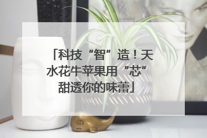 科技“智”造！天水花牛苹果用“芯”甜透你的味蕾