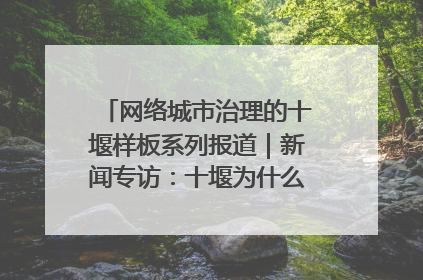 网络城市治理的十堰样板系列报道｜新闻专访：十堰为什么成为“黑马型”城市治理网络维度典型