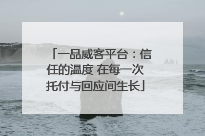 一品威客平台：信任的温度 在每一次托付与回应间生长