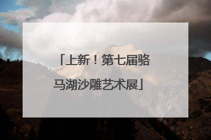 上新！第七届骆马湖沙雕艺术展