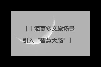 上海更多文旅场景引入“智慧大脑”