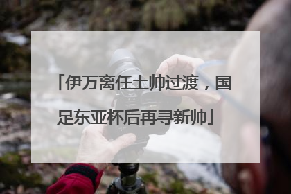 伊万离任土帅过渡，国足东亚杯后再寻新帅