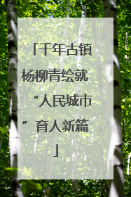 千年古镇杨柳青绘就“人民城市”育人新篇