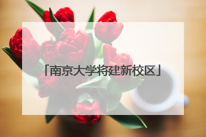 南京大学将建新校区