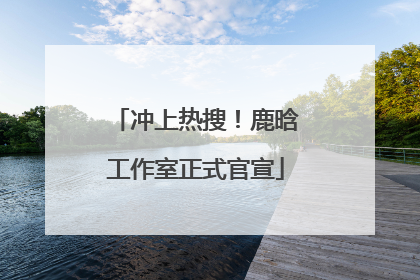 冲上热搜！鹿晗工作室正式官宣