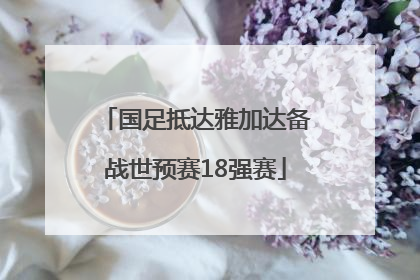 国足抵达雅加达备战世预赛18强赛