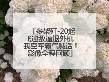 多架歼-20起飞迎敌逼退外机 我空军霸气喊话！影像全程回顾