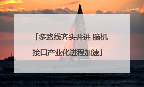 多路线齐头并进 脑机接口产业化进程加速