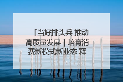 当好排头兵 推动高质量发展｜培育消费新模式新业态 释放经济增长新动能