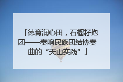 德育润心田，石榴籽抱团——奏响民族团结协奏曲的“天山实践”