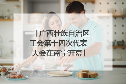 广西壮族自治区工会第十四次代表大会在南宁开幕