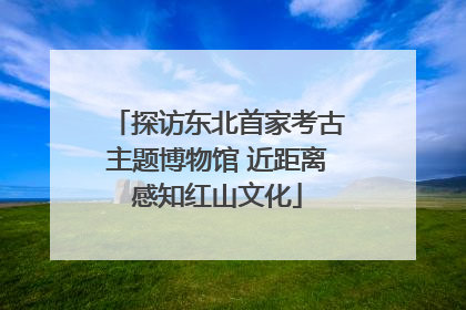 探访东北首家考古主题博物馆 近距离感知红山文化