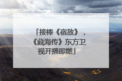 接棒《宿敌》，《藏海传》东方卫视开播即燃
