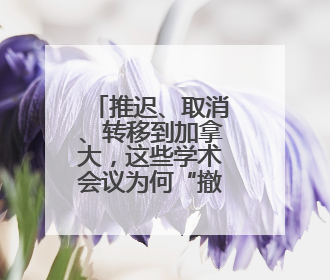 推迟、取消、转移到加拿大，这些学术会议为何“撤离”美国