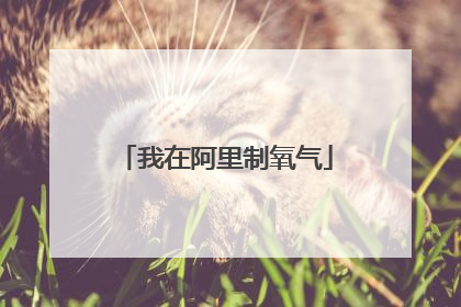 我在阿里制氧气