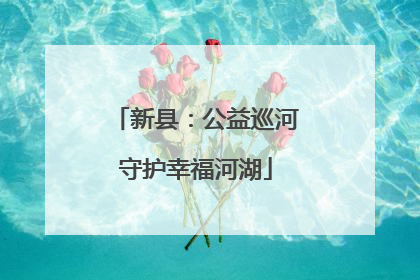 新县：公益巡河守护幸福河湖