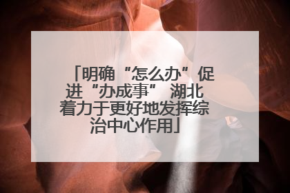 明确“怎么办”促进“办成事” 湖北着力于更好地发挥综治中心作用