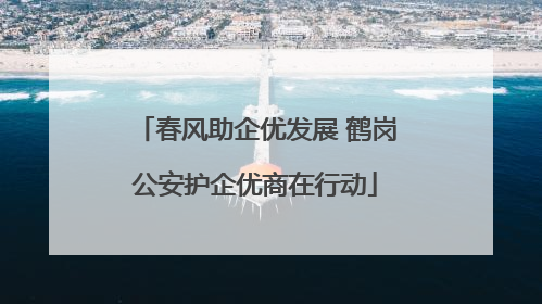 春风助企优发展 鹤岗公安护企优商在行动