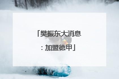 樊振东大消息：加盟德甲