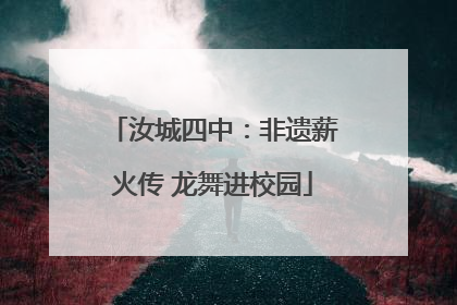汝城四中：非遗薪火传 龙舞进校园