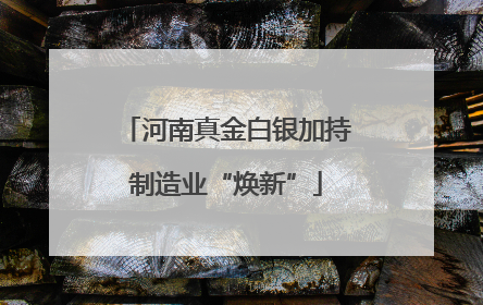 河南真金白银加持制造业“焕新”