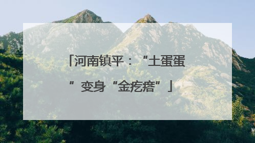 河南镇平：“土蛋蛋”变身“金疙瘩”