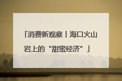 消费新观察丨海口火山岩上的“甜蜜经济”