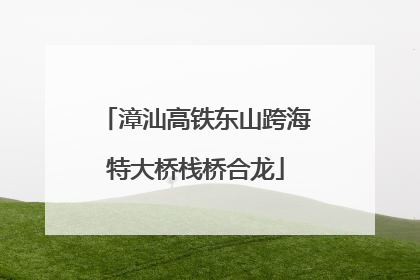 漳汕高铁东山跨海特大桥栈桥合龙
