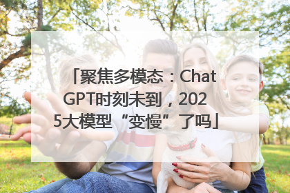 聚焦多模态：ChatGPT时刻未到，2025大模型“变慢”了吗
