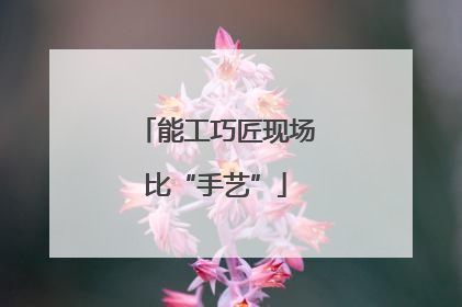 能工巧匠现场比“手艺”