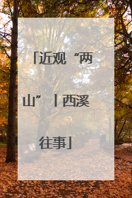 近观“两山”丨西溪往事