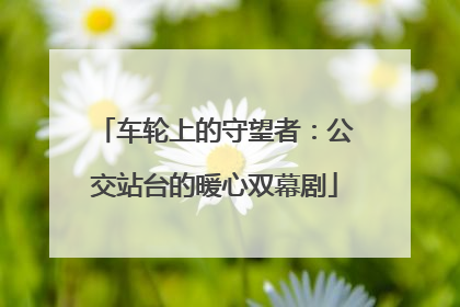 车轮上的守望者：公交站台的暖心双幕剧