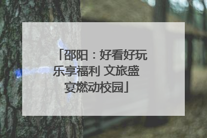 邵阳：好看好玩乐享福利 文旅盛宴燃动校园