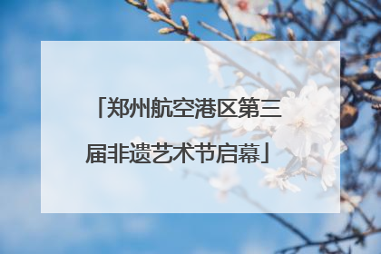郑州航空港区第三届非遗艺术节启幕