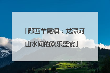 郧西羊尾镇：龙潭河山水间的欢乐盛宴