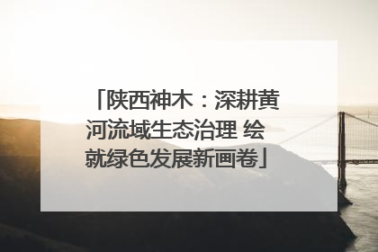 陕西神木：深耕黄河流域生态治理 绘就绿色发展新画卷