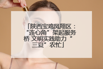 陕西宝鸡凤翔区：“连心角”架起服务桥 文明实践助力“三夏”农忙