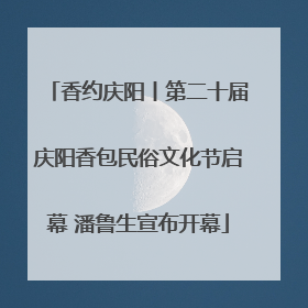 香约庆阳丨第二十届庆阳香包民俗文化节启幕 潘鲁生宣布开幕