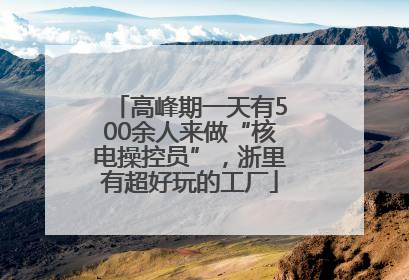 高峰期一天有500余人来做“核电操控员”，浙里有超好玩的工厂