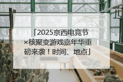 2025京西电竞节×核聚变游戏嘉年华重磅来袭！时间、地点