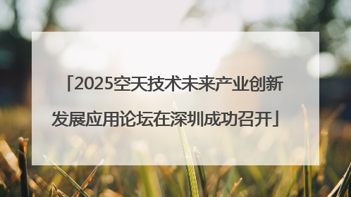 2025空天技术未来产业创新发展应用论坛在深圳成功召开